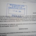 Los Profesionales de la La Paz denunciaron los riesgos del Ébola ante el Juzgado