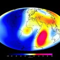 El norte magnético se desplaza hacia Siberia
