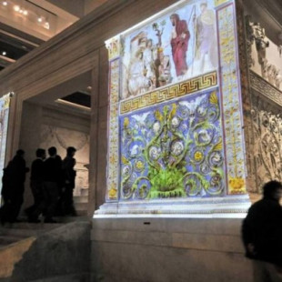 Roma recupera los colores del Ara Pacis original