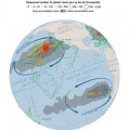 El mapa del plástico en los océanos