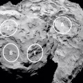 Elegidas cinco posibles localizaciones para el primer aterrizaje en un cometa
