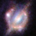 Astrónomos obtienen nítida imagen de una colisión de galaxias