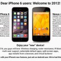 Queridos usuarios de iPhone 6: ¡Bienvenidos a 2012! [HUMOR]