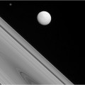 Esta es una de las fotos más raras de Saturno y tres de sus satélites