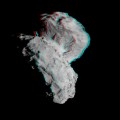 Increíbles vistas 3D del cometa Churyumov-Gerasimenko [ENG]