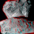 Increíbles vistas en 3D desde la sonda Rosetta del cometa 67p