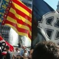 Simbología nazi en la procesión cívica del día de la Comunidad Valenciana