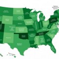 Empleo más común por estado en EEUU