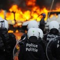 Importantes disturbios en Bruselas tras una marcha contra las políticas de austeridad