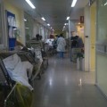 El pasillo paralelo donde esconden pacientes en el hospital de Toledo