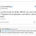 La cadena ESPN suspende en Twitter a un comentarista de béisbol por defender la teoría de la evolución