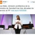 RTVE y la "dimisión profiláctica" de Ana Mato