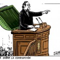 Debate sobre la corrupción [Viñeta JRMora]