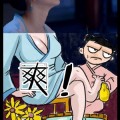 Revista china ridiculiza censura a escotes de famosa teleserie con hilarantes ilustraciones
