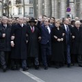 Una foto de la marcha de París genera polémica en la Red