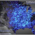 Trazados de 56 años de tornados en EEUU (ING)