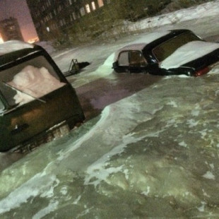 Una ciudad de Rusia queda literalmente helada