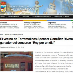 La web del Ayuntamiento de Torremolinos cambia la hora de una noticia tras ser pillada en un ‘renuncio’ por internautas