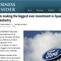 Ford hace la "mayor inversión de la historia" en España