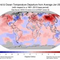 Segundo enero más cálido desde 1880