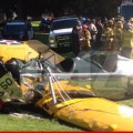 Harrison Ford sufre un accidente pilotando un avión en el aeropuerto de Santa Monica [ENG]