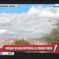 El video del choque entre los dos helicópteros en el que murieron los deportistas franceses