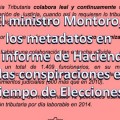 El ministro Montoro, los metadatos en el informe de Hacienda y las conspiraciones en tiempo de Elecciones