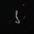El Hubble confirma una fusión de galaxias