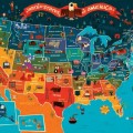 25 mapas para conocer Estados Unidos