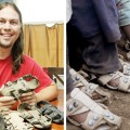Un tipo inventa unas sandalias que crecen 5 tallas en 5 años para ayudar a los niños pobres [ENG]