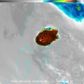 Ondas de gravedad mesosféricas de la erupción del volcán Calbuco captadas por satélite (ING)