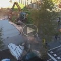 Descubre en YouTube que una grúa le aplastó el coche en Barcelona (CAT)
