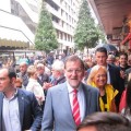 Rajoy abucheado en Oviedo al grito de "ladrón"