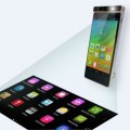 Lenovo presentó un teléfono móvil con un proyector que transforma un escritorio en una interfaz táctil