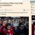 'Financial Times' afirma que Podemos podría limpiar las instituciones