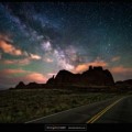 La Vía Láctea desde Utah, Estados Unidos