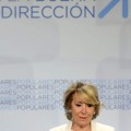 Esperanza Aguirre no se presentará a la reelección como presidenta del PP de Madrid