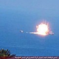 Imágenes muestran ataque de ISIS con misiles a un navío de guerra egipcio [ENG]