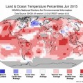 El primer semestre de 2015 fue el más cálido registrado en el mundo