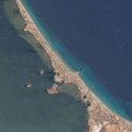 La Manga del Mar Menor desde la Estación Espacial Internacional