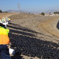 Lanzan millones de bolas de plástico en los embalses de Los Ángeles contra la sequía (ING)