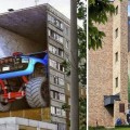 Las fachadas de edificios mejor decoradas del mundo con graffitis hiperrealistas