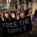 Manifestación "Free the Nipple" en Malmö (Suecia) [SWE]