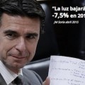 El recibo de la luz sube un 8% hasta septiembre. Ministro Soria prometió que bajaría un 7,5%