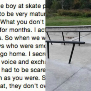 La carta al chico adolescente del skatepark que se ha hecho famosa [EN]