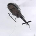 Aterrizaje inesperado de helicoptero