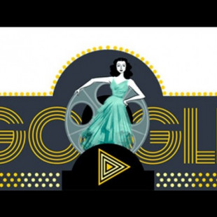 Doodle a Hedy Lamarr, actriz que hizo primer desnudo en cine e inventó el Wi-fi
