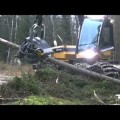 La máquina cortadora de árboles