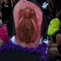 Imputadas las feministas que sacaron en procesión el ‘santísimo coño insumiso’