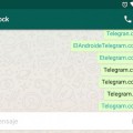 Whatsapp censura todos los mensajes con links de Telegram